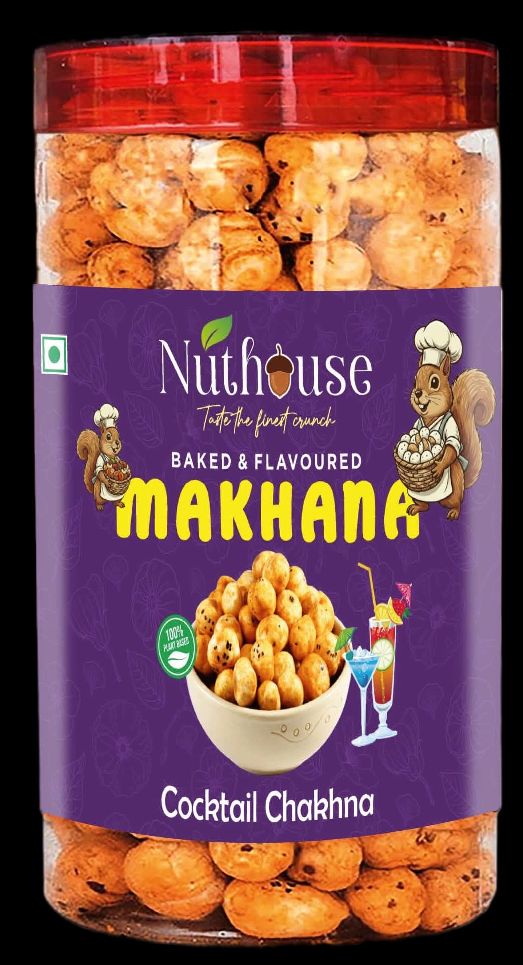 Cocktail Chakhna Baked Makhana